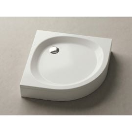 Vispool RS-90 Dušas Paliktnis 90x90cm Pusapaļš (R550) Balts (200810) | Vispool | prof.lv Viss Online