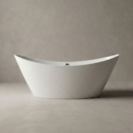 Vanna Vispool Talia Akmens masa 190.5x76.5cm Bez pārplūdes Balta (AU93) | Отдельностоящие ванны | prof.lv Viss Online