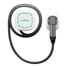 Wallbox Pulsar Plus Electric Vehicle Charging Station, Type 2 Cable, 22kW, 7m, White (PLP1-M-2-4-9-001) | Car accessories | prof.lv Viss Online