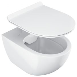 Ravak Vita RimOff Wall-Hung Toilet Bowl, Without Lid, White, X01860 | Ravak | prof.lv Viss Online