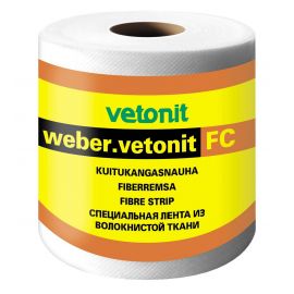 Weber Vetonit FC hidroizolācijas stiklašķiedras auduma lenta 12cmx40m | Hidroizolācijas lentas | prof.lv
