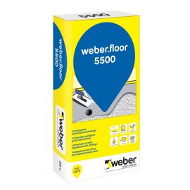 WEBER (Vetonit) floor 5500 (5 - 20mm) 25kg | Dry building mixes | prof.lv Viss Online
