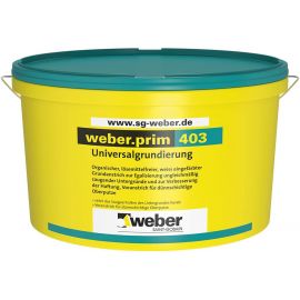грунт для фасадов weber.prim 403, белый 15 л | Weber | prof.lv Viss Online