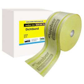 Weber .tec 828 DB75 waterproofing glass fiber tape with a waterproofing rubber layer | Waterproofing tapes | prof.lv Viss Online