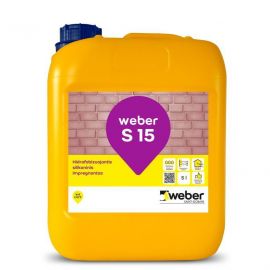 Импрегнирующее средство для фасадов Weber S 15 на основе силикона 5 л | Краски, лаки, антисептики, масла | prof.lv Viss Online