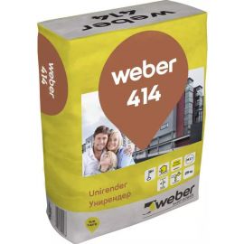 Cementa-kaļķa Apmetums Weber Vetonit 414 Ar Šķiedrām 25kg (1015083) | Plasters | prof.lv Viss Online