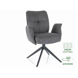 Virtuves Krēsls Signal Wing Brego, 65x66x90cm, Tumši Pelēks/Melns (WINGBRCCSZ) | Signal | prof.lv Viss Online