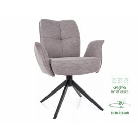 Virtuves Krēsls Signal Wing Brego, 65x66x90cm, Pelēks/Melns (WINGBRCSZ) | Signal | prof.lv Viss Online