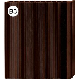 Kompozītmateriāla Terases Pakāpiens Ecodeckprofile Tumšā šokolāde 25x314mm | Wood deck materials | prof.lv Viss Online