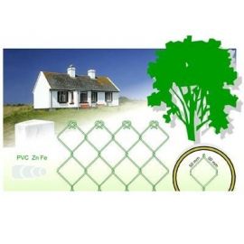 Плетеный забор с ПВХ покрытием, рулон 25 м, 2,6 мм толщина, зеленый | Рулонные заборы | prof.lv Viss Online