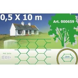 PVC Coated Hexagonal Wire Fence, 10m Roll, 1mm Gauge, Green | Fences | prof.lv Viss Online