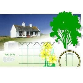 Декоративный забор, рулон 10 м, стальной трос 2 мм, зеленый | Рулонные заборы | prof.lv Viss Online
