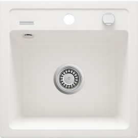 Virtuves izlietne Deante Zorba, Iebūvējamā, Granīts, Balta (ZQZ_A103) | Virtuves izlietnes | prof.lv Viss Online