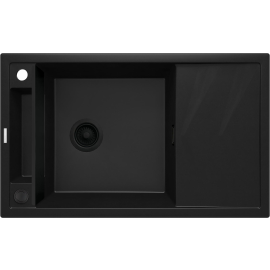 Virtuves izlietne Deante Magnetic, Iebūvējamā, Granīts, Melna (ZRM_N113) | Virtuves izlietnes | prof.lv Viss Online