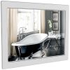 Aqua Rodos Beatriche 80 Bathroom Mirror 80x80cm White/Chrome (1958541)