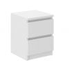 Dark Pine M2 Nightstand, 30x30x40cm, White (NS-Pun-M2-W-L020)