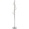 Home4You Glade Floor Lamp Type Coat Stand, 28x28x174cm, Chrome (76469)