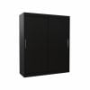 Шкаф ADRK LINCOLN 180x200 см, черный (SW-LIN-B-180+A282)