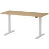 Martin Electric Height Adjustable Desk 140x60cm White/Oak (28-0700-19)