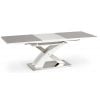 Halmar Sandor 2 Extendable Table 160x90cm, Grey/White