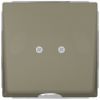 Siemens Delta Style Cable Outlet Cover Plate, Matt Gold (5TG1335-0MG)