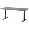 Martin Electric Height Adjustable Desk 160x80cm Black/Graphite Grey (28-0713-12)