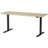 Martin Electric Height Adjustable Desk 160x60cm Black/Maple (28-0709-01)