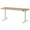 Martin Electric Height Adjustable Desk 160x60cm White/Oak (28-0701-19)