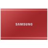 Ārējais Cietais Disks SSD Samsung T7, 1TB, Sarkans (MU-PC1T0R/WW)