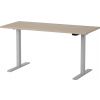 Martin Electric Height Adjustable Desk 140x60cm Grey/Oak (28-0692-71)