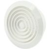 Вентиляционная решетка для потолка из пластика Europlast, круглая Ø 150 мм, белая, NGA150