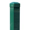 Ball head with cap 3.0m square profile 40x60mm, 1.5mm, green (000670)