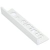 Genesis Aluminum Tile Trim, White (01) 6mm 2.5m