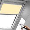 Ruļļveida jumta logu žalūzijas Velux RSL ar solāro vadību (stila) UK10 134x160