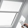 Plisētās jumta logu žalūzijas Velux FML ar elektrisko vadību (standarta) UK10 134x160