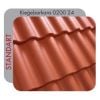 Benders Palema Standard, ridge tile, brick red
