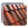Benders Palema Standard, ridge tile, brick red/brown