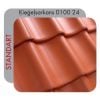Benders Exclusive Standard, ridge tile, brick red