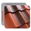 Benders Exclusive Standard, ridge tile, brick red/brown