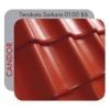 Benders Exclusive Candor, ridge tile, terracotta red
