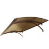 Starkdach L-160 Roof Canopy for Doors with Forward Slope, Brown, 160x100x25cm