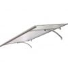 Starkedach T-160 Flat Roof Canopy for Doors, Silver, 160x100x30cm