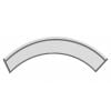 Starkedach Rodeo Arch Metal Roof for Doors, Silver, 150x70x20cm