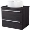 Raguvos Furniture Serena 60 Cabinet with Round Sink Black Oak (1431330101)