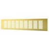 Europlast Ventilation Grille Aluminum Painted 120x500mm, Gold RA1250G