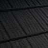 Metrotile Woodshake metal roof tiles with stone coating, black 1335 x 415mm