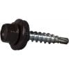 Essve Roofing screws with washer 4.8x28, RAL8017 (250)