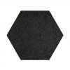 CEWOODdecorative panels, hexagon black , 0,054m2
