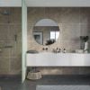 Sienu paneļi mitrām telpām Fibo Marcato, zeltīti brūns marmors (2278-M6060 S) 11x620x2400mm
