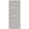 Ornje Sempra 01 PVC Door Set – Frame, Box, Hinges, Lock, With Glass, Grey Sonoma, 960x2030mm